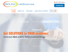 Tablet Screenshot of biolinkonline.com